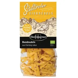BioGourmet Bandnudeln aus Eierteig natur bio