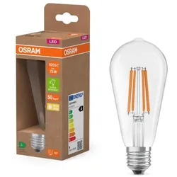 OSRAM E27 EDISON besonders effizientes LED Leuchtmittel 5W wie 75W 2700K warmweißes Licht