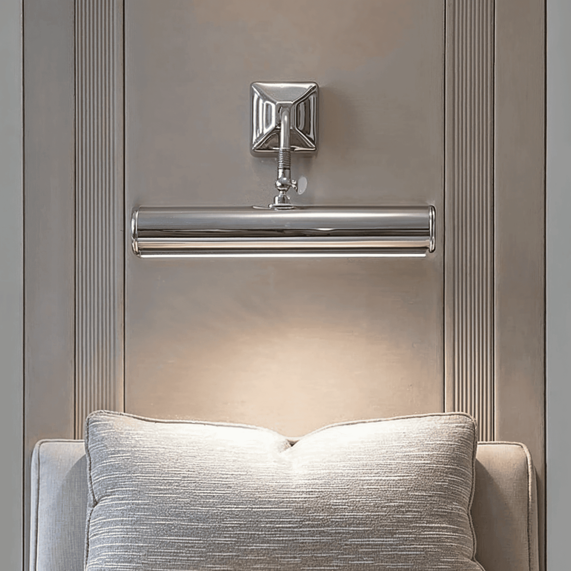 Eliana Polished Silver Large 2 Light Picture Light