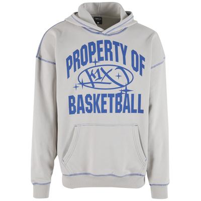 Kapuzensweatshirt K1X "K1X K1X Property Hoodie Contrast Seams", Herren, Gr. L, grau, 65% Baumwolle, 35% Polyester, bedruckt, Rundhals, Sweatshirts
