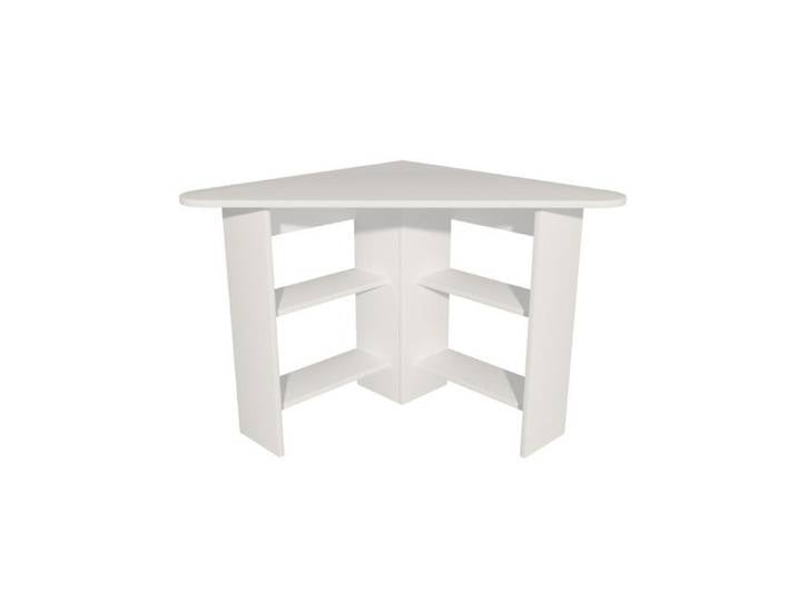Bureau dangle Bois blanc - L80 x H73 8 x P80 cm - Moderne