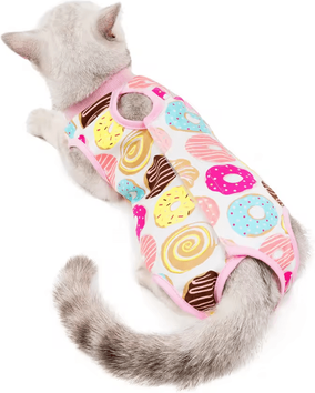 Inspire Curations ComfortCare Recovery Suit For Cats & Small Dogs After Surgery color B s