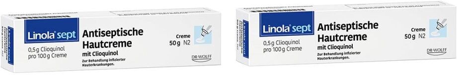 Linola sept Antiseptische Hautcreme mit Clioquinol