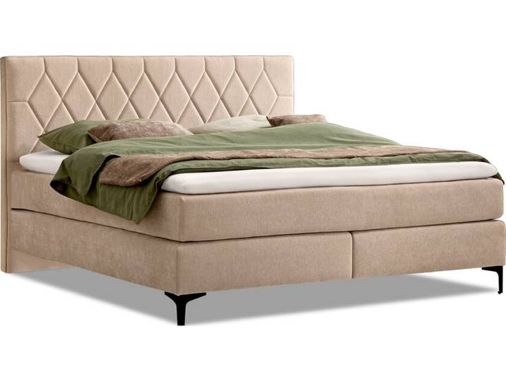 Boxspringbett RIMINI 180 x 200 cm sand