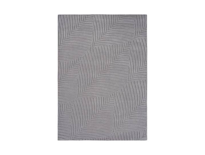 Handgetufteter Designer Wollteppich „Folia“, verschiedene Grössen Grau WEDGWOOD