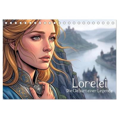 Lorelei – Die Geburt einer Legende (Tischkalender 2027 DIN A5 quer), CALVENDO Monatskalender