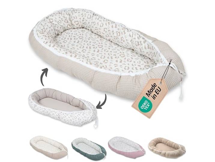 ULLENBOOM Babynest - Ideal für Neugeborene - OEKO-TEX zertifiziert