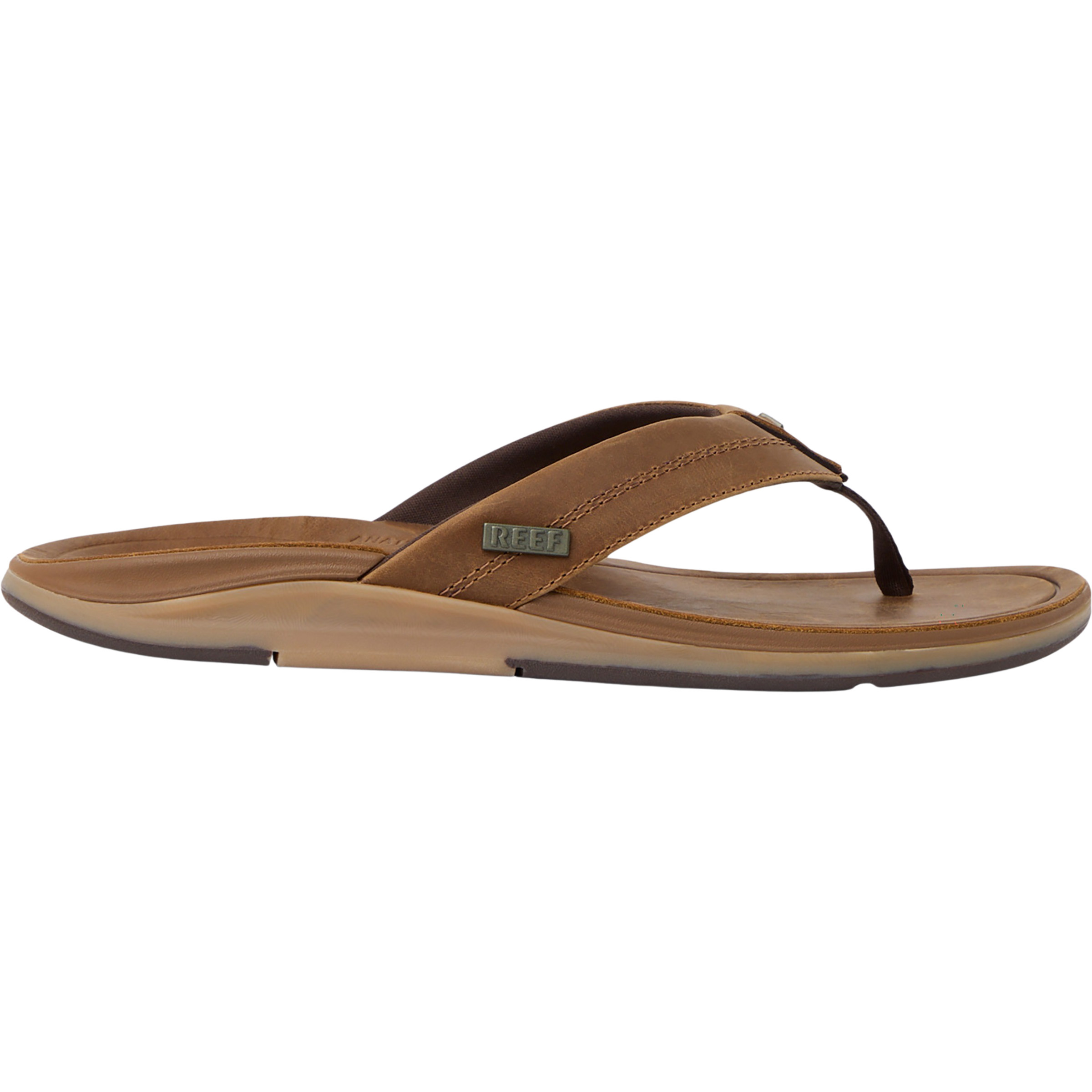 Reef Leather Offshore Sandale Herren Sandalen braun Größe 45 Lifestyle