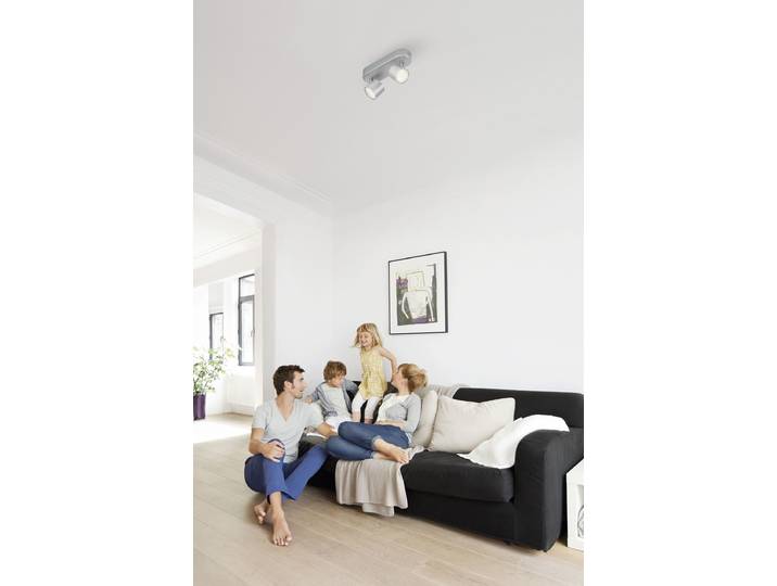 Philips myliving LED Spotbalken Star 2-flammig\, aluminium