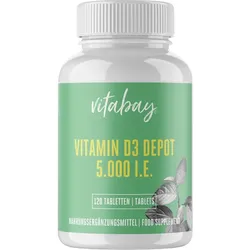 Vitamin D3 Depot 5000 Ie Cholecalciferol 120 ST