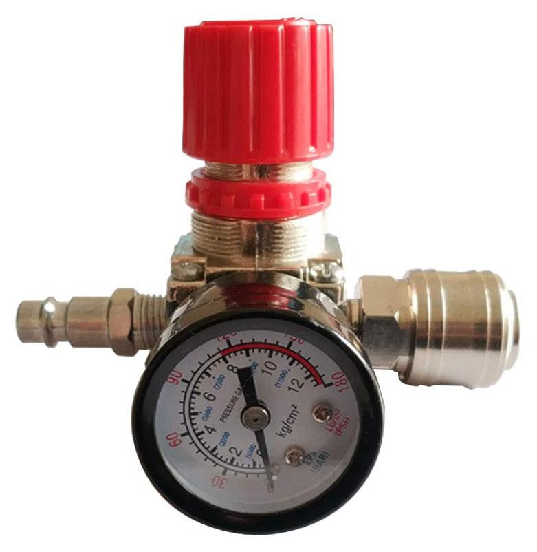 Selius Drukregelaar voor luchtcompressor met manometer en 180psi aansluiting