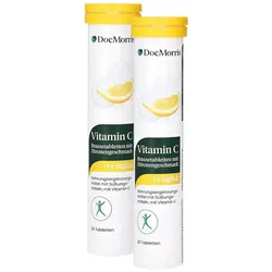 DocMorris Vitamin C Brausetabletten Duo 2X20 St