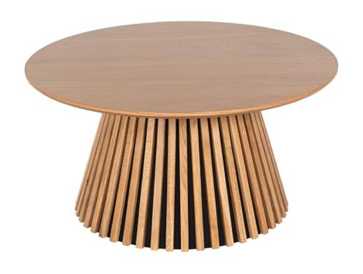Vente-unique-Couchtisch mit Eichenfurnier – Natur – CARMIZA Edles und langlebiges Eichenholz Natürlicher Holzcharme dank Furnier