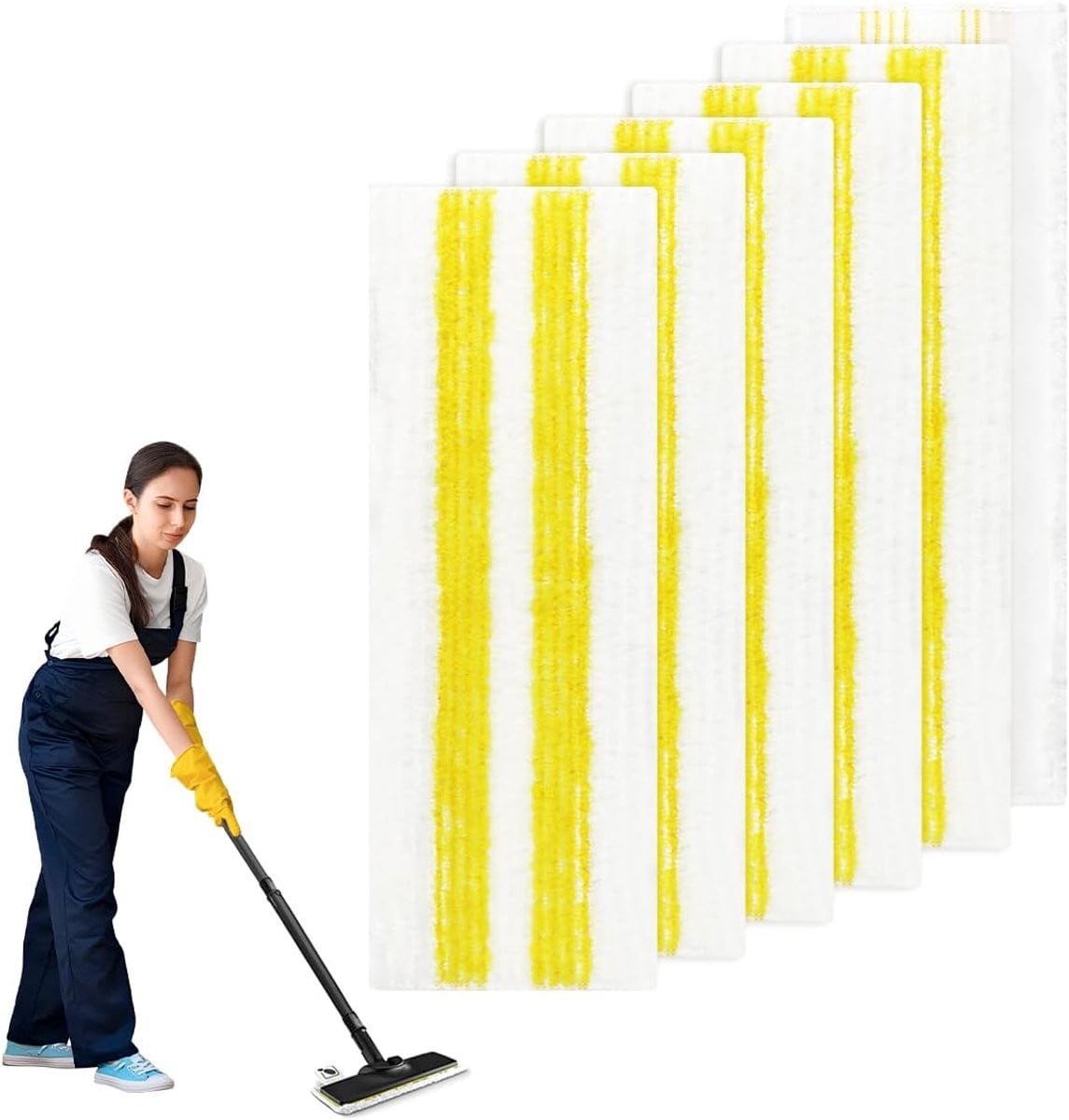 6 stuks Kärcher EasyFix microvezeldoeken voor stoomreinigers SC 1, SC 2, SC 3, SC 4 en SC 5