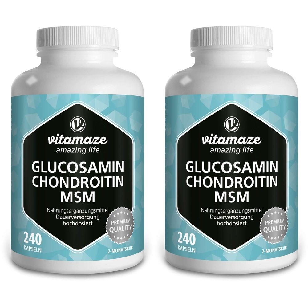 Glucosamin Chondroitin MSM Vitamin C Kapseln 2x 2x240 St
