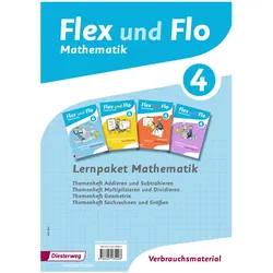Flex und Flo 4. Mathematik. Themenheft Verbrauchsmaterial. Paket, Schulbücher von Christina Beimdiek, Heinrich Bauersfeld, Nicole Timmermann, Sina Buchborn, Judith Beerbaum