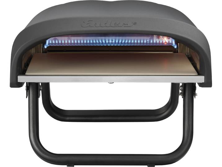 Gas-Pizzaofen ENDERS Pizzaofen Paco™ , grau (anthrazit), B:65cm H:31cm T:39cm, Grills, inkl. Cordierit-Pizzastein 33,5 x 33,5 cm
