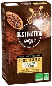 Destination Cacau Instantâneo 32% com Cereais Bio 400g