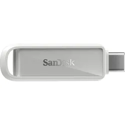 Sandisk Phone Drive USB-C Arctic White 128GB (128 GB, USB-C), USB Stick, Weiss