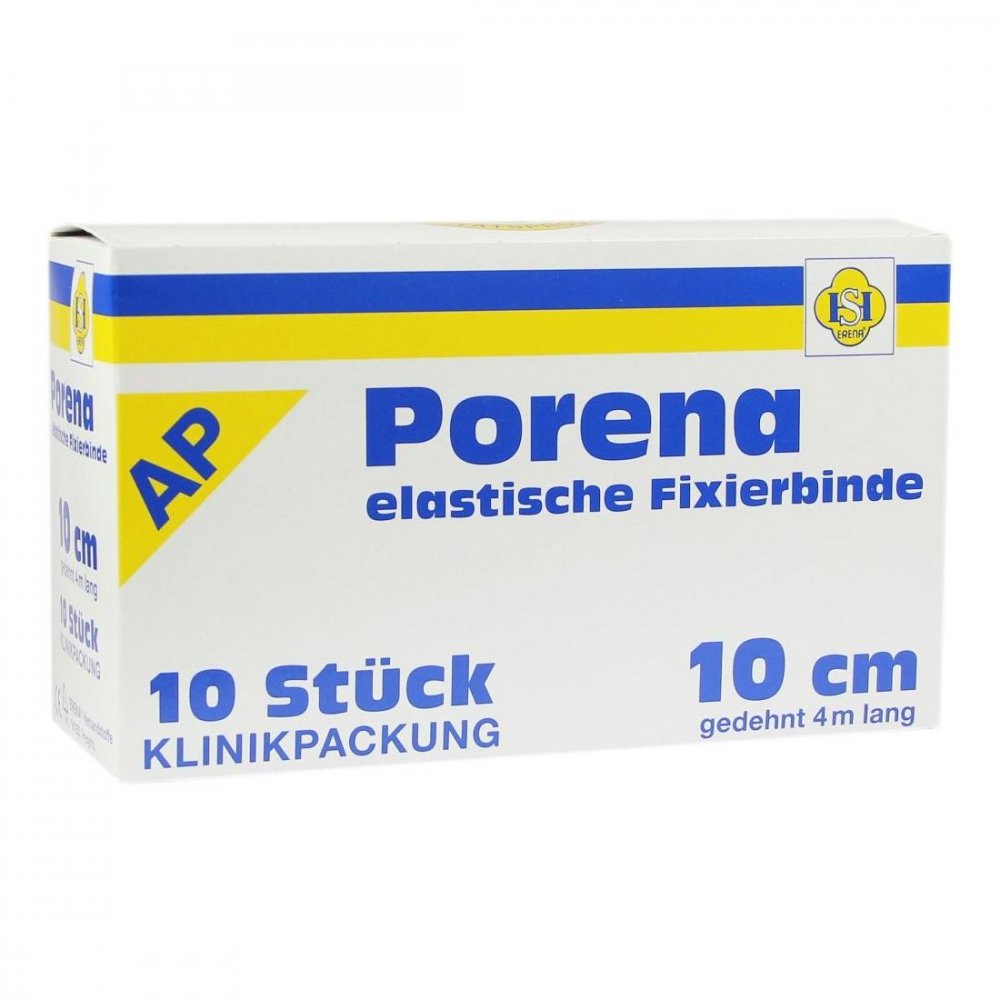 ERENA Verbandstoffe GmbH & Co. KG Porena elastische Mullbinde 10 cm weiss ohne Cello 03289633