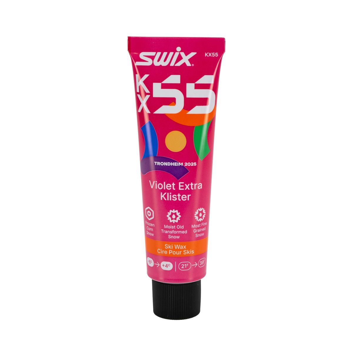 Swix KX55 Violet Extra Klister -6°C to +4°C, 55g neutral