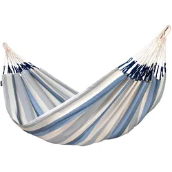 Hängematte Classic Double Hammock Outdoor Blau/Weiß