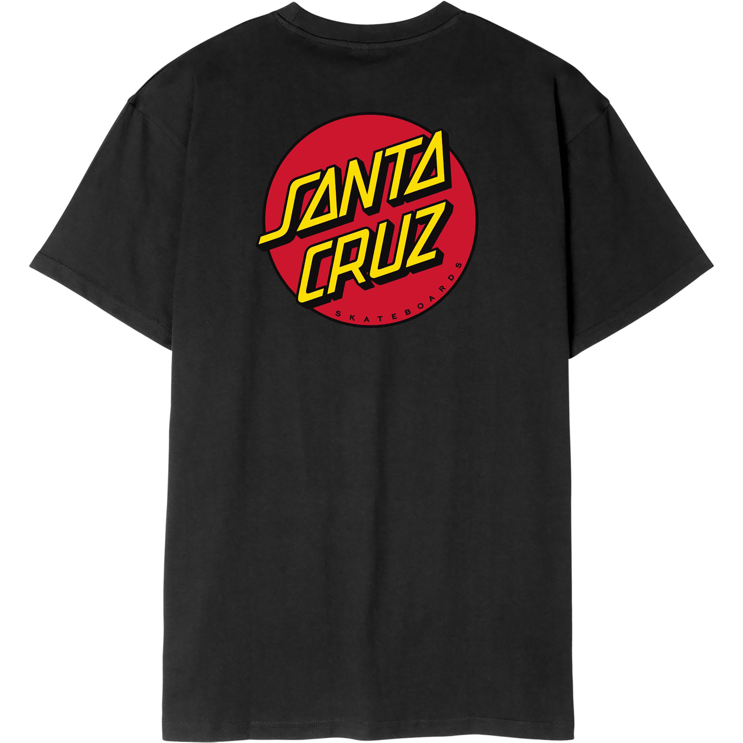 Santa Cruz Classic Dot Chest Herren T-Shirts schwarz Größe M Hautfreundlich