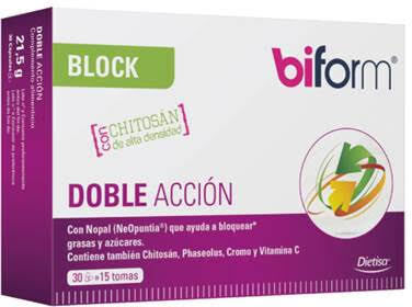 Biform Block Double Action 30 Capsules
