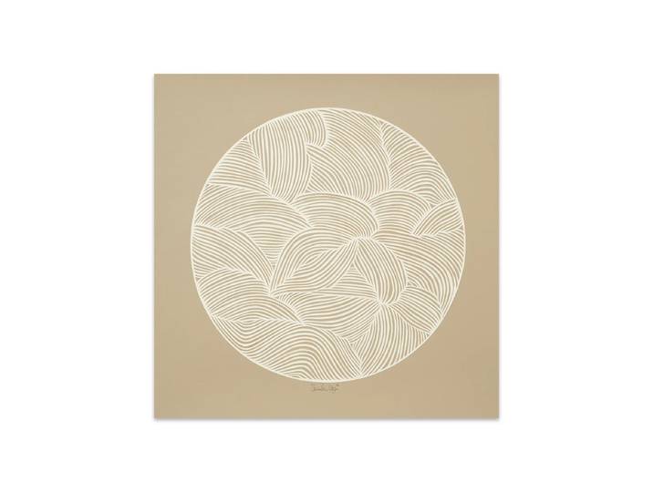 The Poster Club - Moon No. 01 von Little Detroit, 50 x 50 cm
