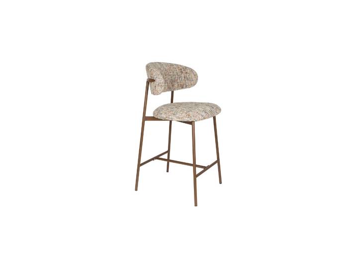 Tabouret de comptoir beige multicolore Claes