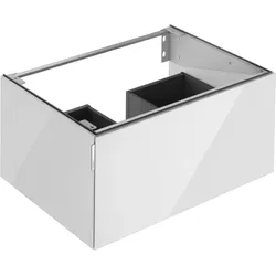 Keuco Waschtischunterschrank Edition 11 Art 32511880800 80x35x49cm, 1 Frontauszug, Glas, manhattan