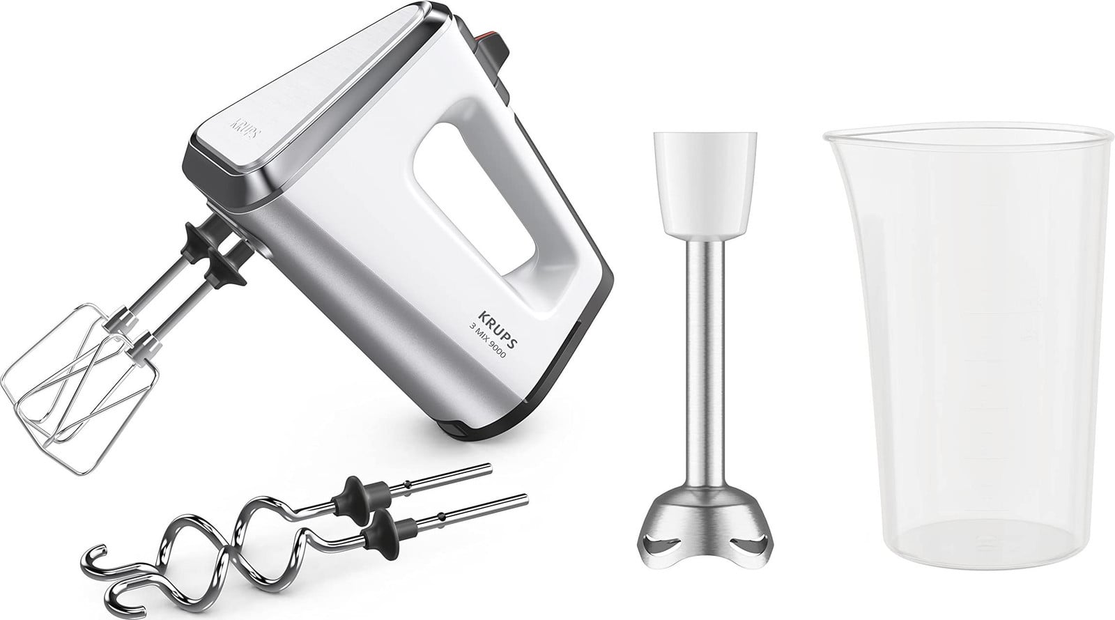 Krups Mix 9000 Handmixer wit/zilver 750 W