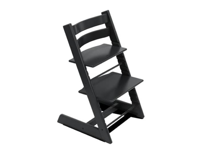 Stokke Tripp Trapp® Stuhl, Buchenholz Schwarz – verstellbar, ergonomisch