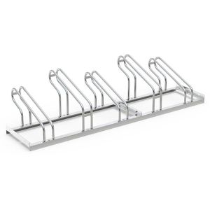 RR-Solutions Fahrradständer R2S, Bodenmontage / freistehend, Einstellparker, Breite 175cm, für 5 Fahrräder