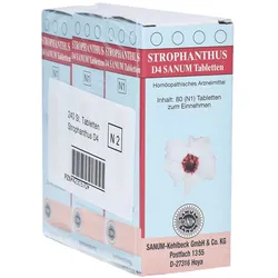 Strophanthus D 4 Sanum Tabletten 3X80 St