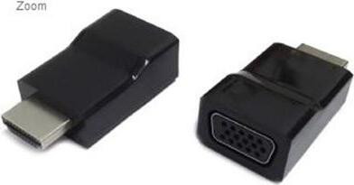Gembird A-HDMI-VGA-001 HDMI naar VGA adapter, Zwart