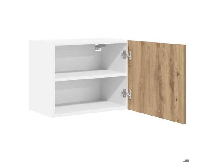 NEUF Armoire suspendue cuisine Armoire rangement élégant Vitrine de cuisine Grande espace 2 pcs - Chêne Artisan et Blanc 50 x 311