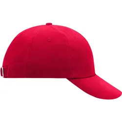 Myrtle Beach Unisex 6-Panel Raver Kappe Klassische Cap MB6111 signal red 58 cm