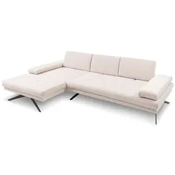 SOMETA Ecksofa Fly Stoff Cream