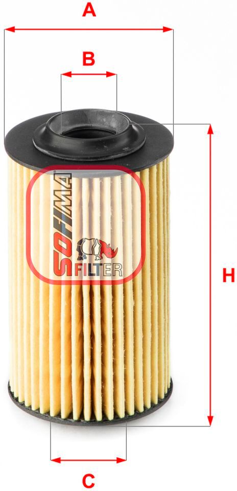 Ölfilter SOFIMA S5163PE