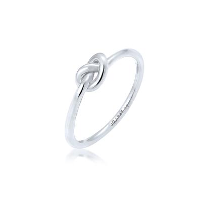 Silberring ELLI "Ring Knoten 925 Sterling Silber" Gr. 52, silber, Fingerringe, Damen, 52, Silber 925 (Sterlingsilber), Silberring