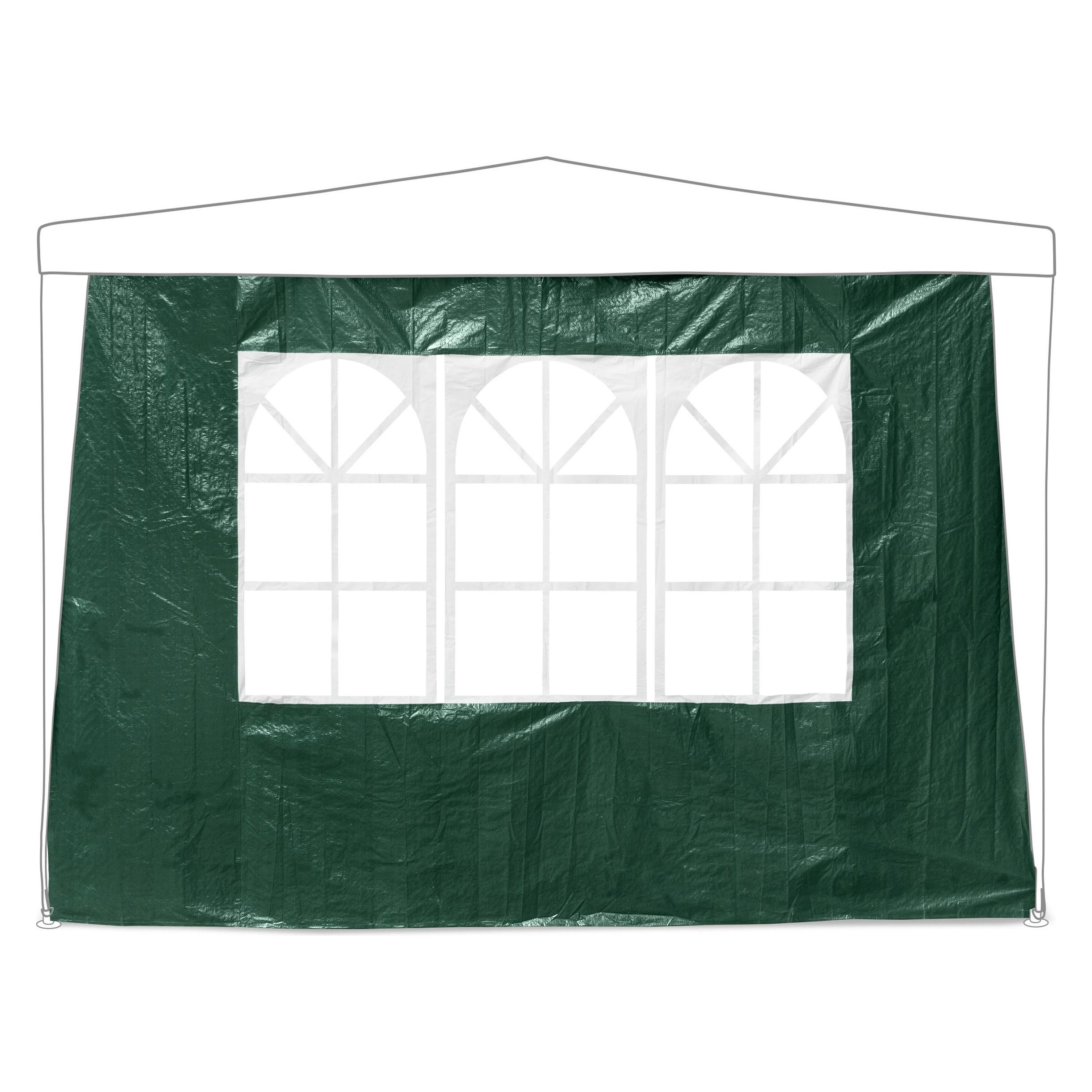 Relaxdays 4x Pavillon-Seitenwand (300 cm, 0.10 cm) (4052025358754)
