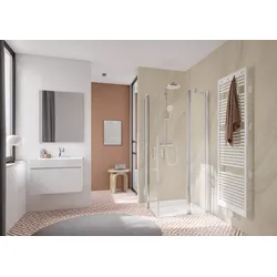 HSK Wandverkleidung „RenoDeco“ 1500 × 2550 mm Struktur, Feinstein, Vertino-Beige