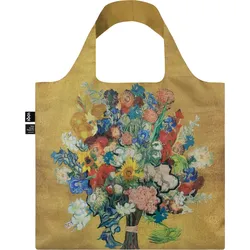 Loqi Museum Vincent van Gogh Flower Pattern Tasche goldfarben recycelt