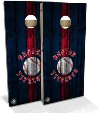 Skip's Garage Boston Baseball Outdoor Cornhole Board Set