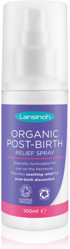 Lansinoh Organic Post-Birth spray apaisant pour les mamans 100 ml