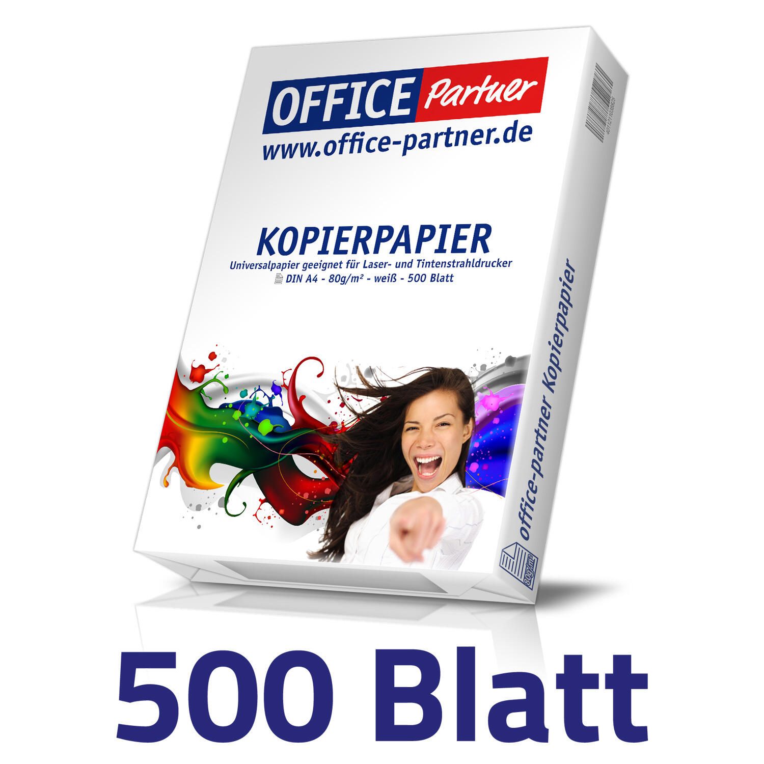 OFFICE-Partner OFFICE Partner Premium Kopierpapier, weiß - DIN A4 80g/m² - 500 Blatt OP99011-500