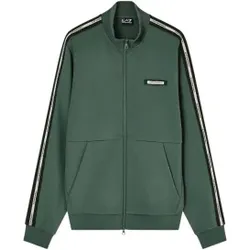 EA7 für Herren. 7M001479_AF12660 Jacke Logo Series grün (L), Lässig, Sportlich, Baumwolle