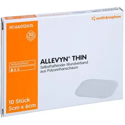 Allevyn Thin 5x6 cm dünne Wundauflage