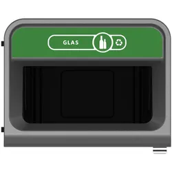 Rubbermaid Recyclingstation 2154778 125l Behältereinheit Glas gn